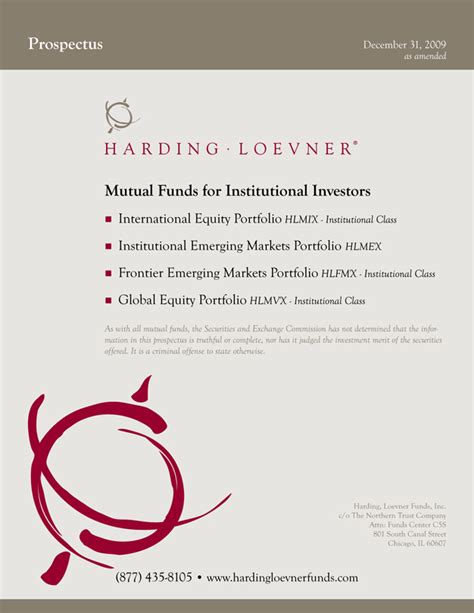 Harding Loevner Fund, Inc. International Eq Pt (HLMIX) .